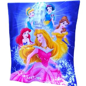 Girls XL Disney Princess soft Blanket